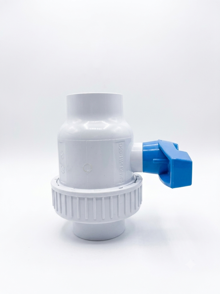VALVULA UNION SENCILLA CEMENTAR 2 LD PVC CEDULA 40