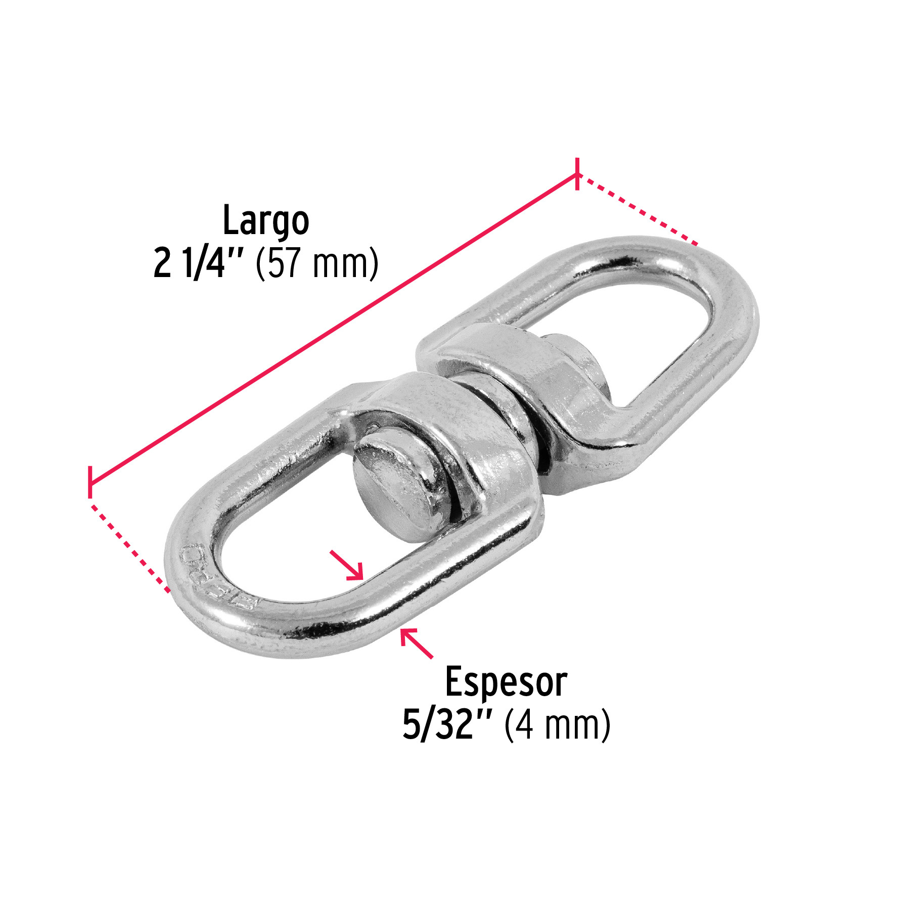 DESTORCEDOR METALICO DE 5/32 Plg. FIERO