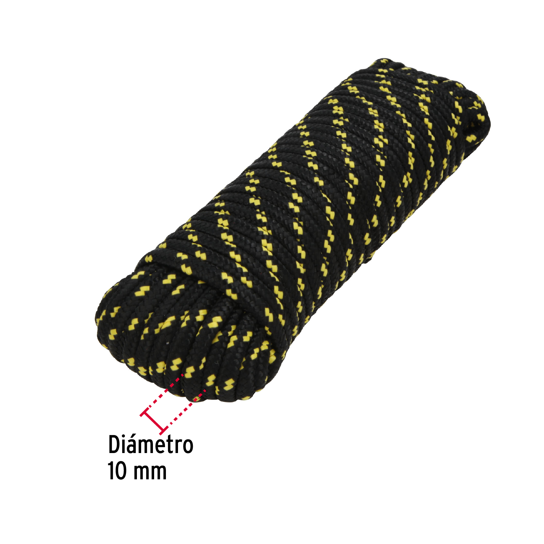 PIOLA DE POLIPROPILENO TRENZADA DE 10MM X 30M EN MADEJA