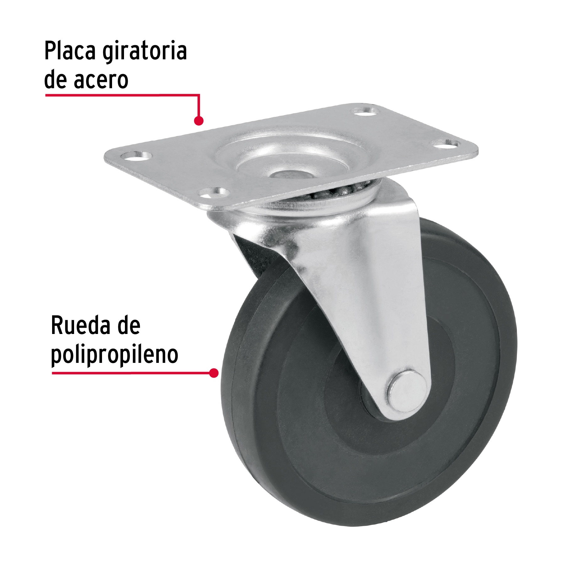 RODAJA DE REPUESTO 4 Plg. PARA DIA-385P PLACA GIRATORIA FIERO