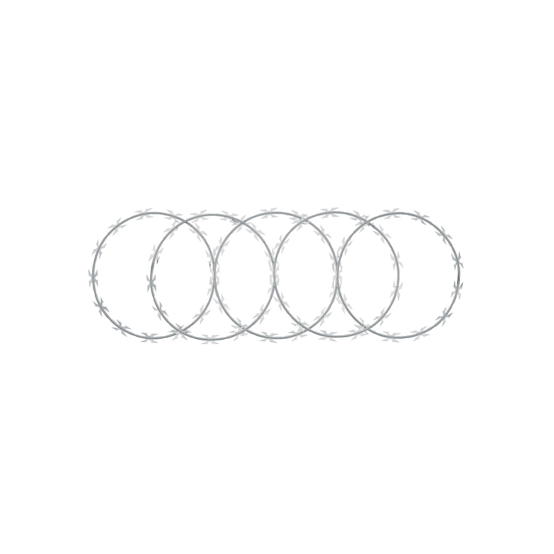 ROLLO CONCERTINA MAXIMA SEGURIDAD 45CM DIAMETRO X 8M FIERO